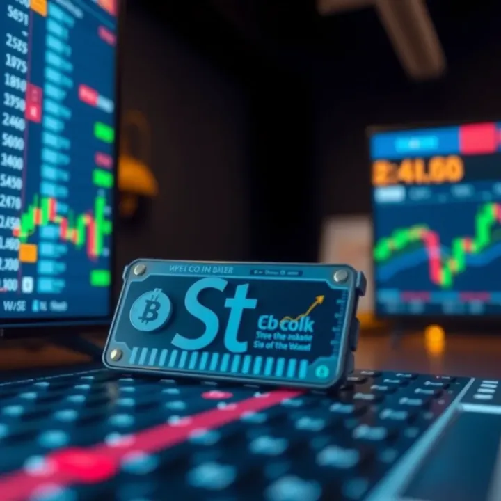 Illustration of a secure digital wallet and crypto exchange platform interface
