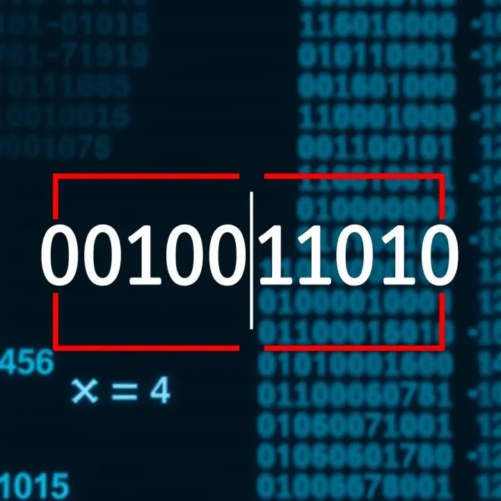 Diagram showing the addition of two binary numbers with carryovers indicated