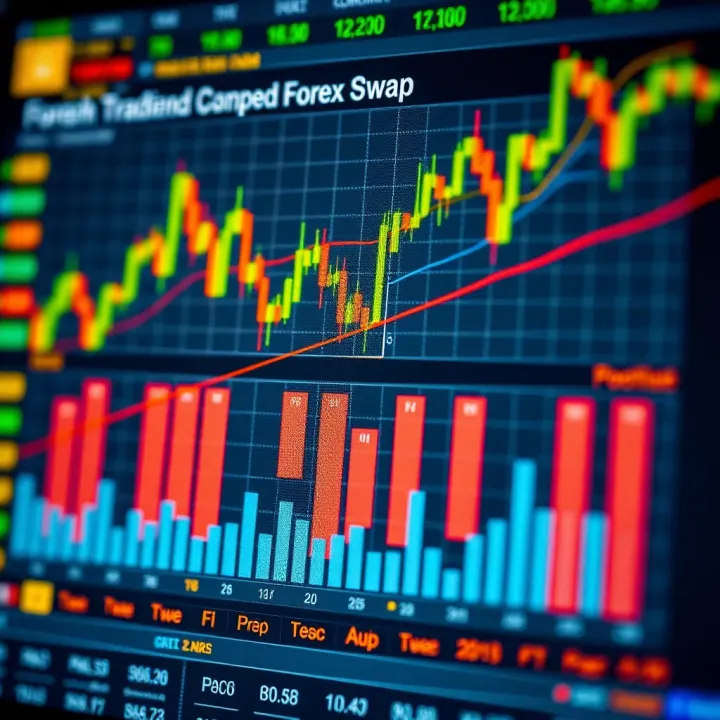 Comparison of Positive and Negative Swap Effects in Forex Trading Chart comparing positive and negative swap effects on forex trading positions with annotations for South African market context