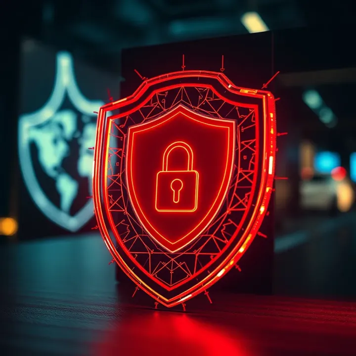 Ensuring Security and Compliance in Nigerian Trading Applications Secure digital shield symbolizing protection of financial data in trading apps