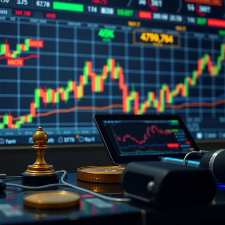Digital Tools and Strategies in Cryptocurrency Arbitrage Illustration of digital tools and charts symbolizing cryptocurrency arbitrage strategies