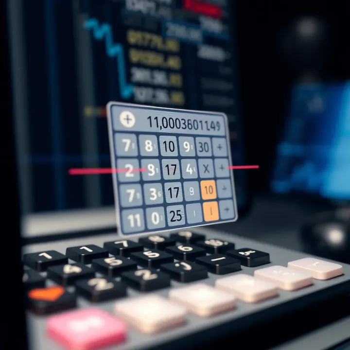 Diagram illustrating the method of dividing binary numbers using a calculator interface