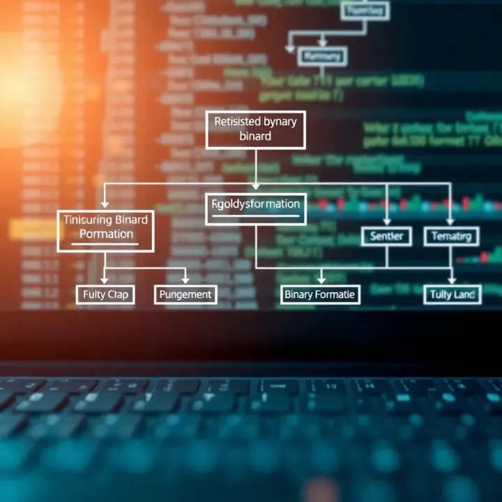 Structure and Components of Binary Data in Computing Flowchart showcasing the structure and components of binary data in computing