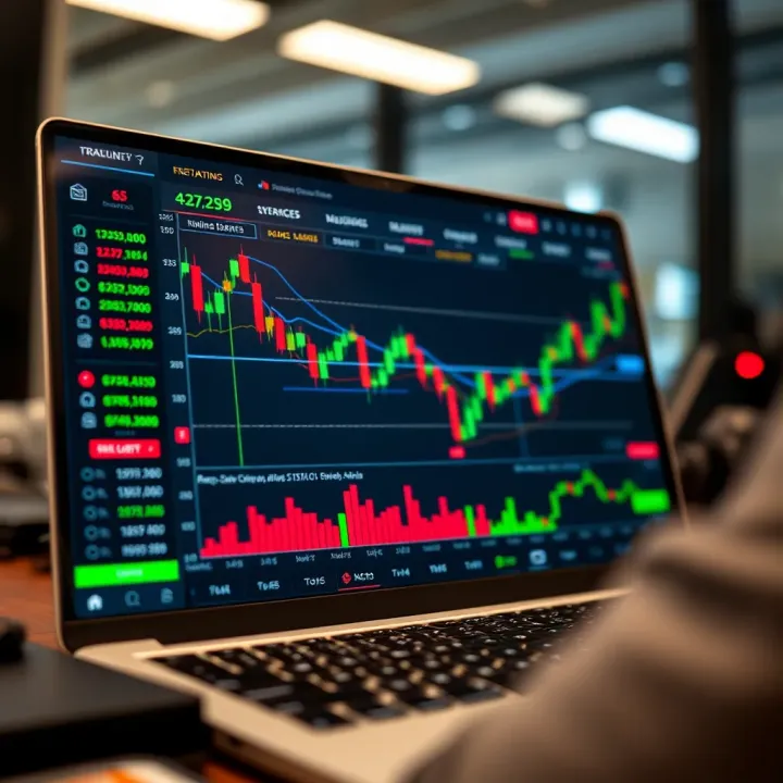 Secure Trading Platform for Binary Investment in South Africa Illustration of a secure trading platform interface suitable for South African investors