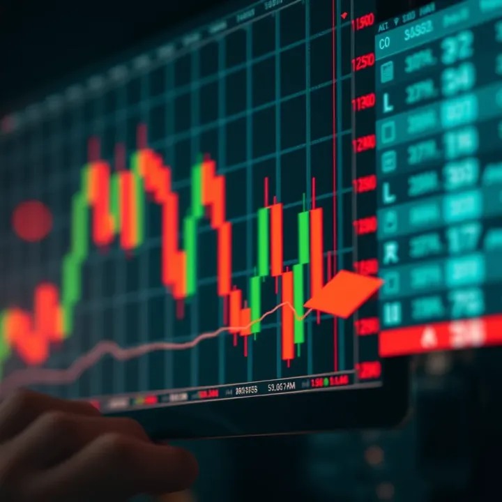 Bullish reversal candlestick pattern showing a transition from downward to upward trend