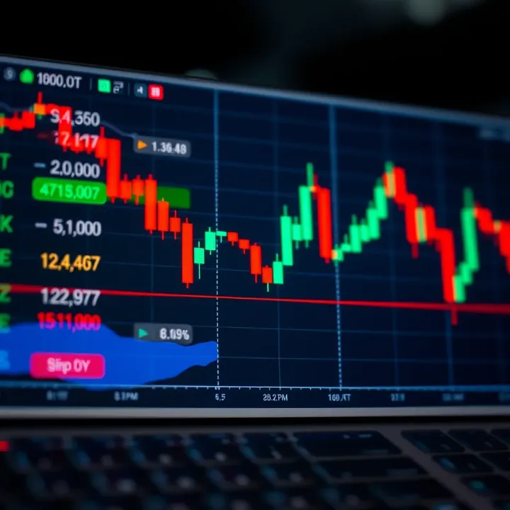 Diagram showing bearish engulfing candlestick pattern signaling potential downward trend