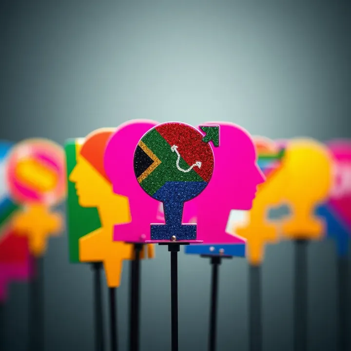 Diverse Gender Identity Symbols Colorful symbols representing diverse gender identities and expressions