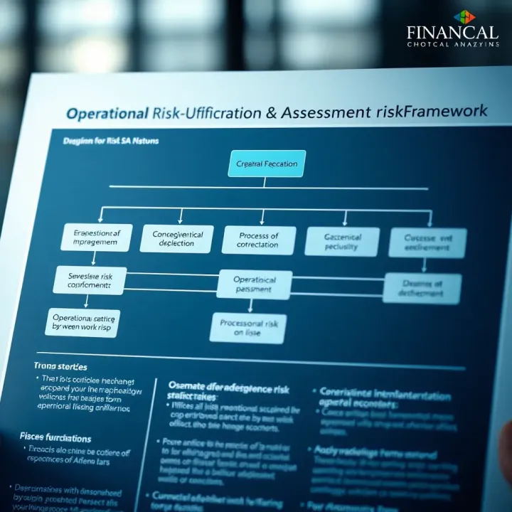 Diagram illustrating the identification and assessment of operational risks within business workflows